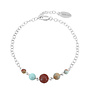 Armband Jaspis Perlen - Sterling Silber - ARLIZI 2508 - Maya