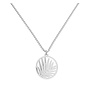 Ketting palmblad hanger - sterling zilver - ARLIZI 2523 - Fleury