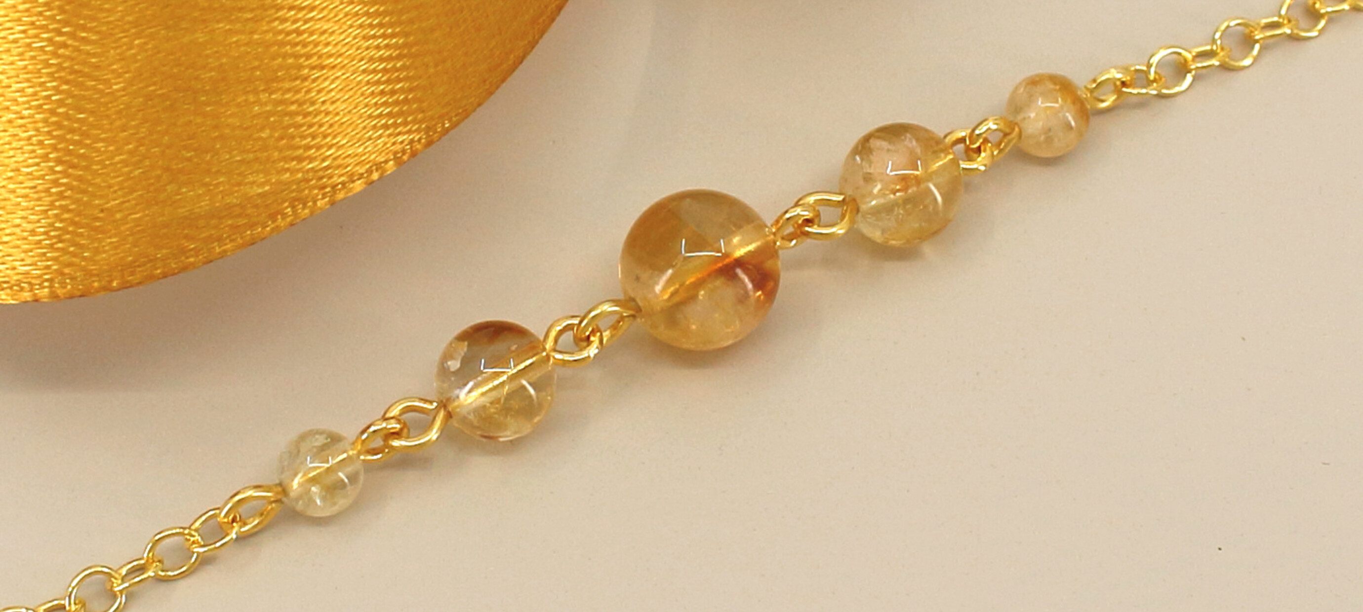 Festlicher und sonniger Schmuck mit Citrin