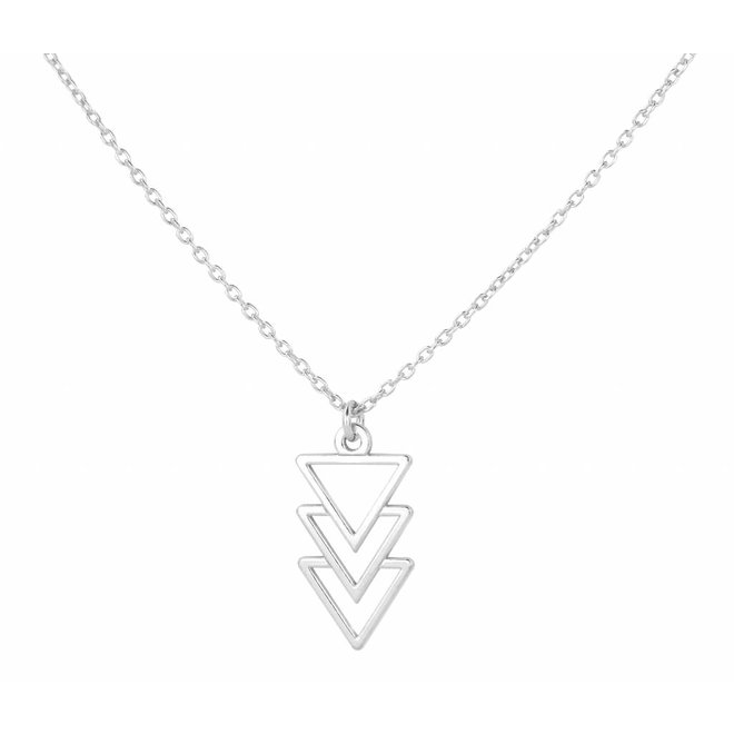 Ketting driehoek hanger - sterling zilver - ARLIZI 2465 - Kendal