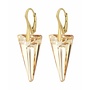 Oorbellen Swarovski kristal spike hanger - verguld - ARLIZI 0907 - Daria