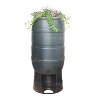 thumb-Regenton Flower Bowl 210 liter met zwart onderstel-2