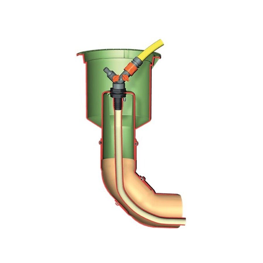 Gardena DUO aftappunt extern inbouw rond-1