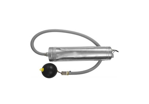 INOX Niro 2440 automatische pomp met drijvende aanzuig en filterkorf 