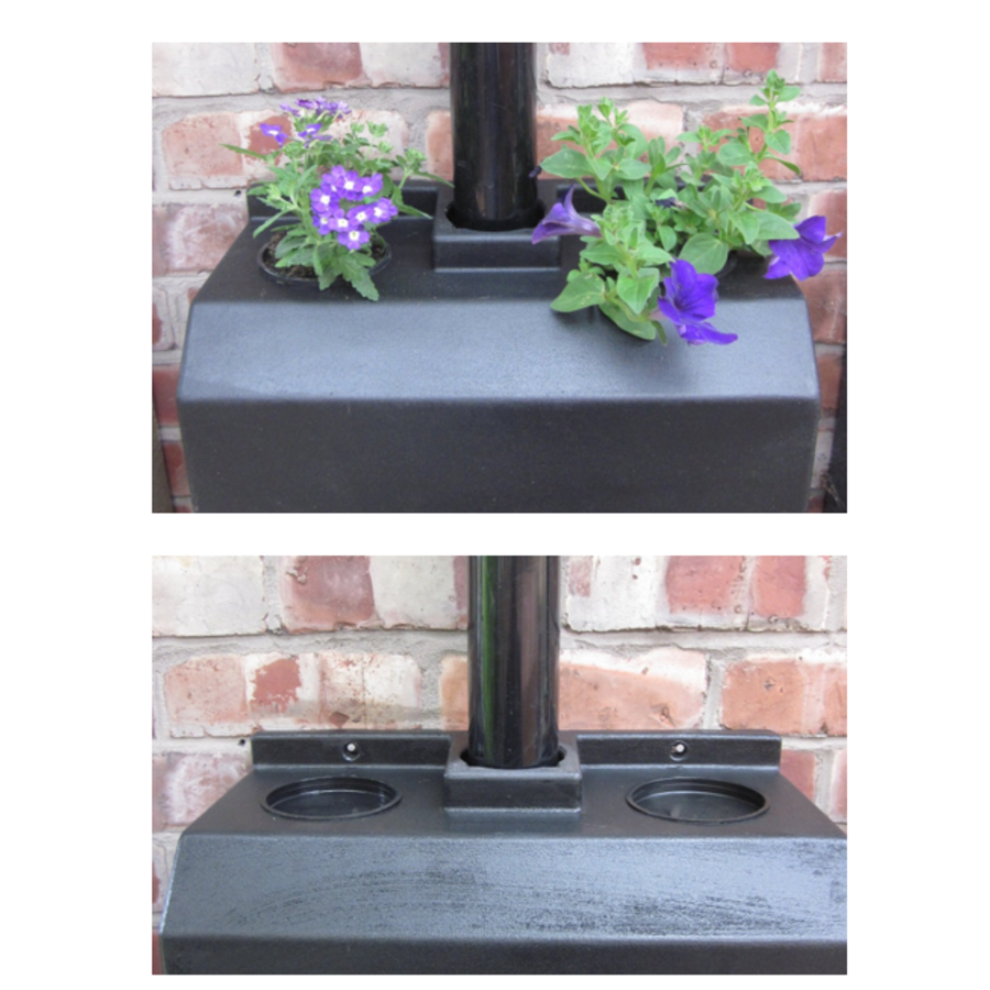 Prestige regenpijp regenton 100 liter graniet grijswit-5