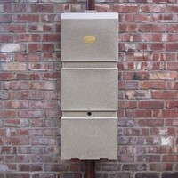 thumb-Prestige regenpijp regenton 100 liter zand-1