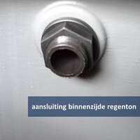 thumb-Bij deze regenton behorende overloop set 3 meter-3