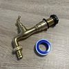 Protap messing kraan 3/4 luxe met wartel