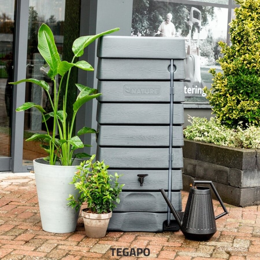 Timber regenwand 276 liter antraciet-1