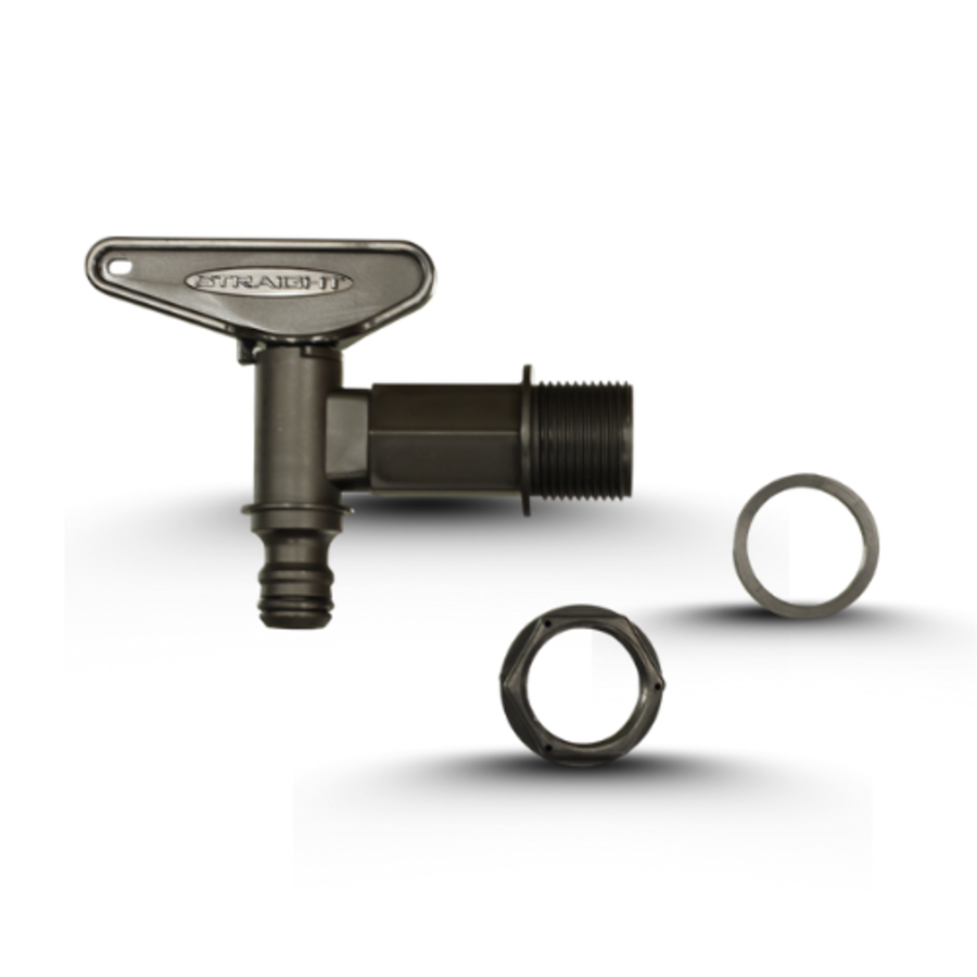 Gardena kraan zwart met wartel-1