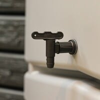 thumb-Prestige regenpijp regenton 100 liter graniet grijswit-2