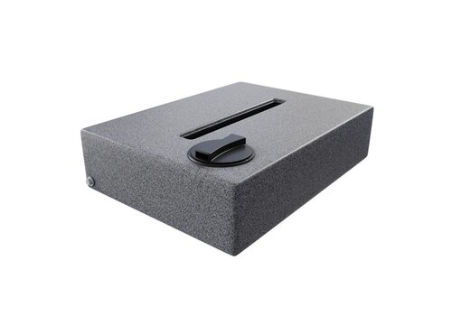 Platte watertank 80 liter graniet grijs 
