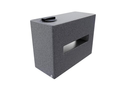 Smalle watertank 150 liter graniet grijs 