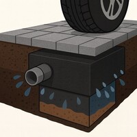 thumb-Berijdbare infiltratiekrat 400 liter lang-1