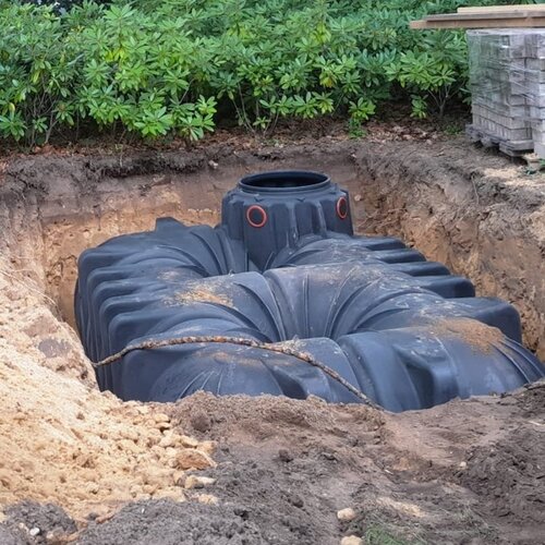 Ondergrondse watertanks