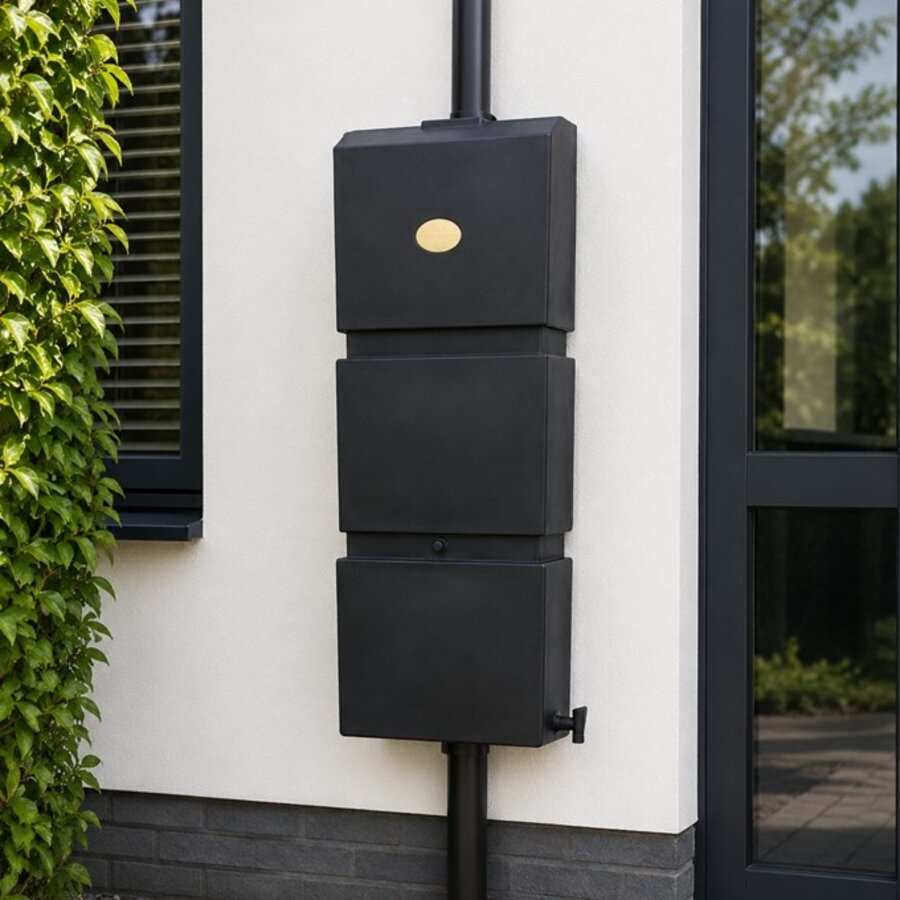 Prestige regenpijp regenton 100 liter zwart-1