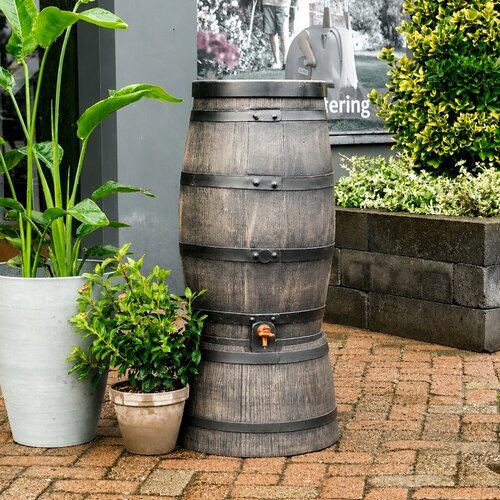 ROTO regenton 80 liter bruin 