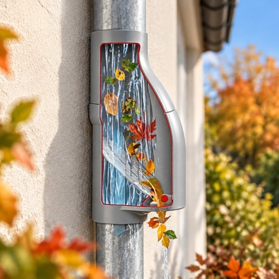 Premium bladscheider 70–100 mm met klep – voorkomt verstoppingen en spatwater-2