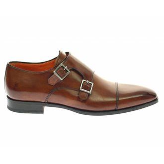 Magnanni Heren Gespschoenen Cognac gesp h instap | Van den Assem