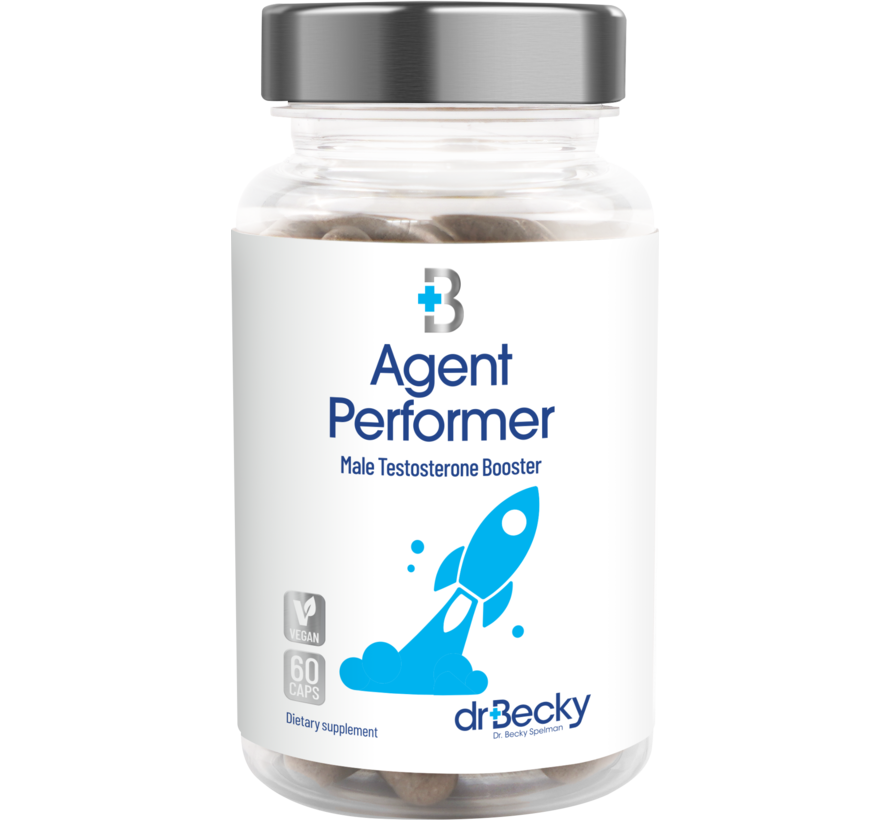 Agent Performer | Libido Man | Ondersteunt erectie | Testo Booster | Dr. Becky