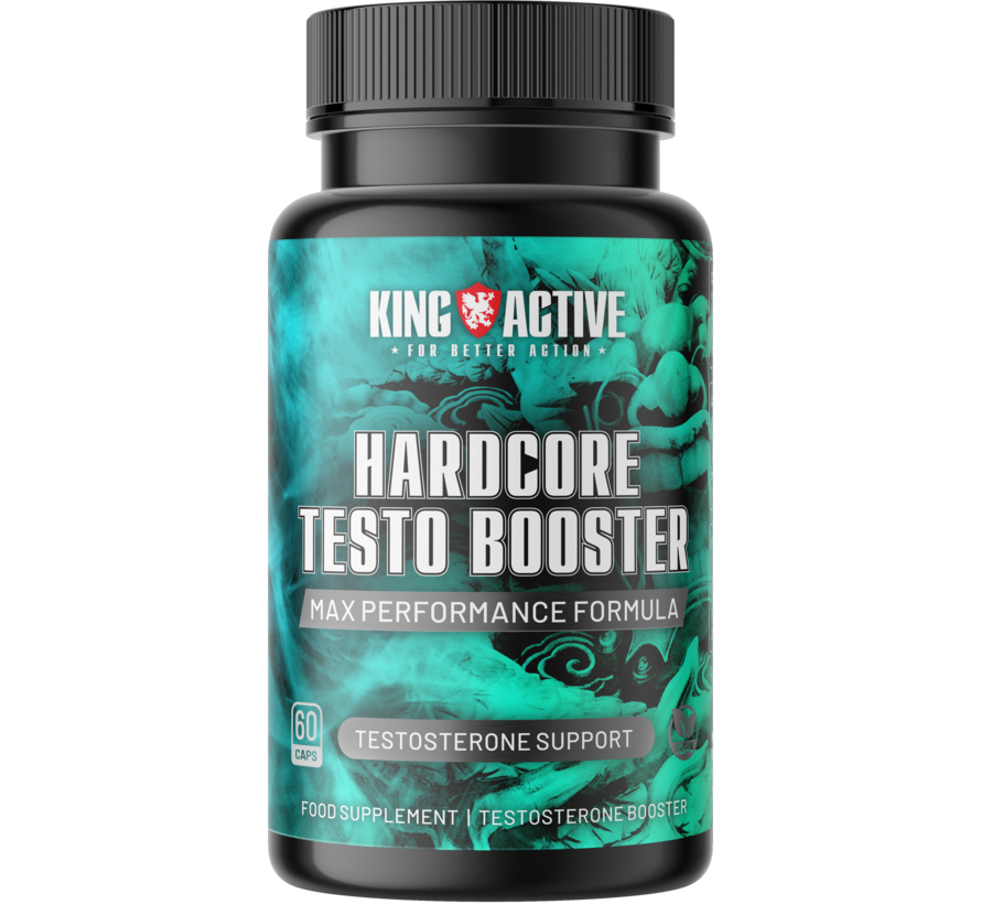King Active - Hardcore Testo Booster - 60 caps - Testosteron Booster | Potentie, Kracht & Testosteron