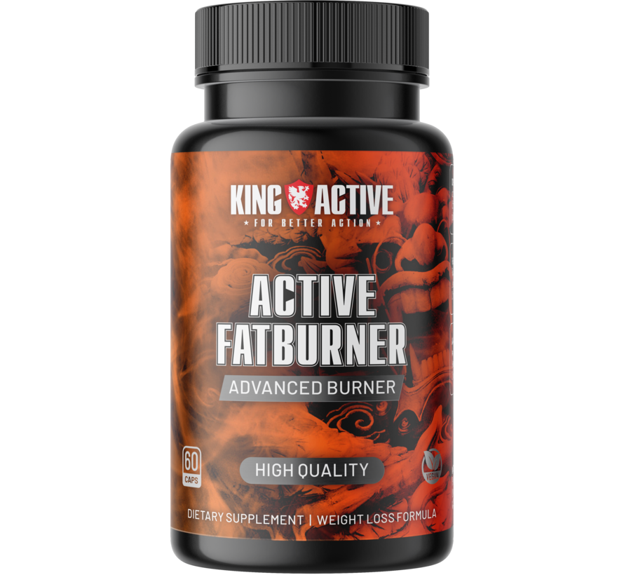 Active Fatburner - 60 vegan caps – Afslankmiddel - Ondersteuning bij vermoeidheid