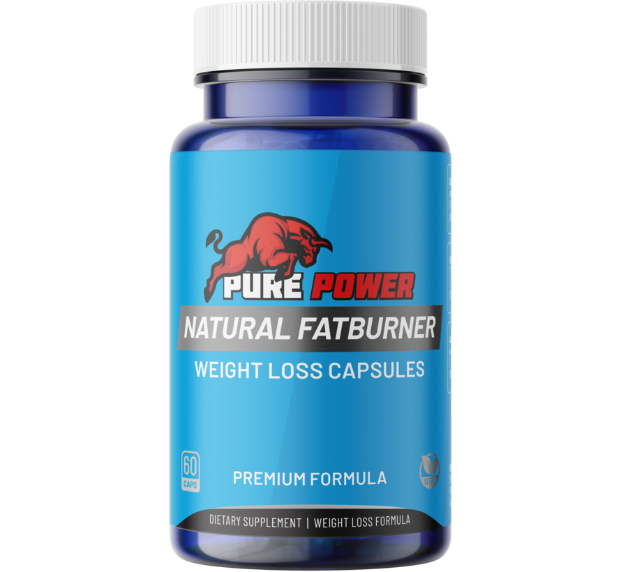 Pure Power Natural Fatburner - 60 vegan caps - Afslank & Energie Caps – Ondersteunt de Stofwisseling