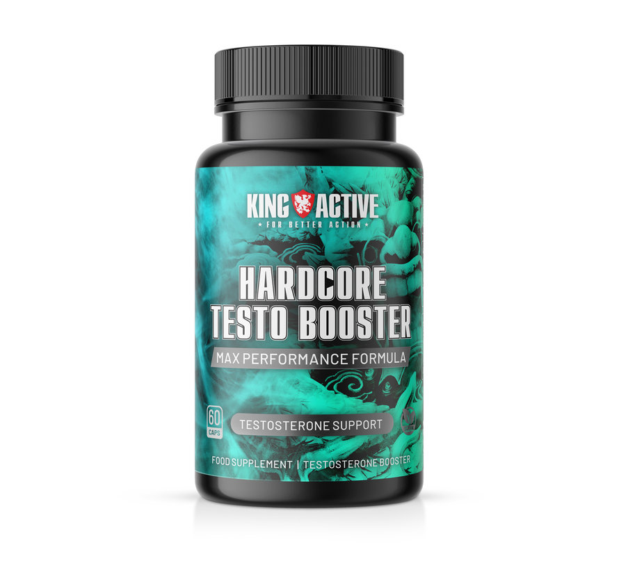 King Active - Hardcore Testo Booster - 60 caps - Testosteron Booster | Potentie, Kracht & Testosteron
