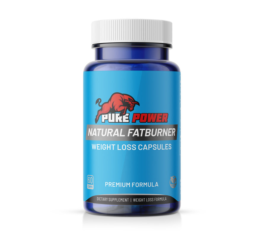 Pure Power Natural Fatburner - 60 vegan caps - Afslank & Energie Caps – Ondersteunt de Stofwisseling