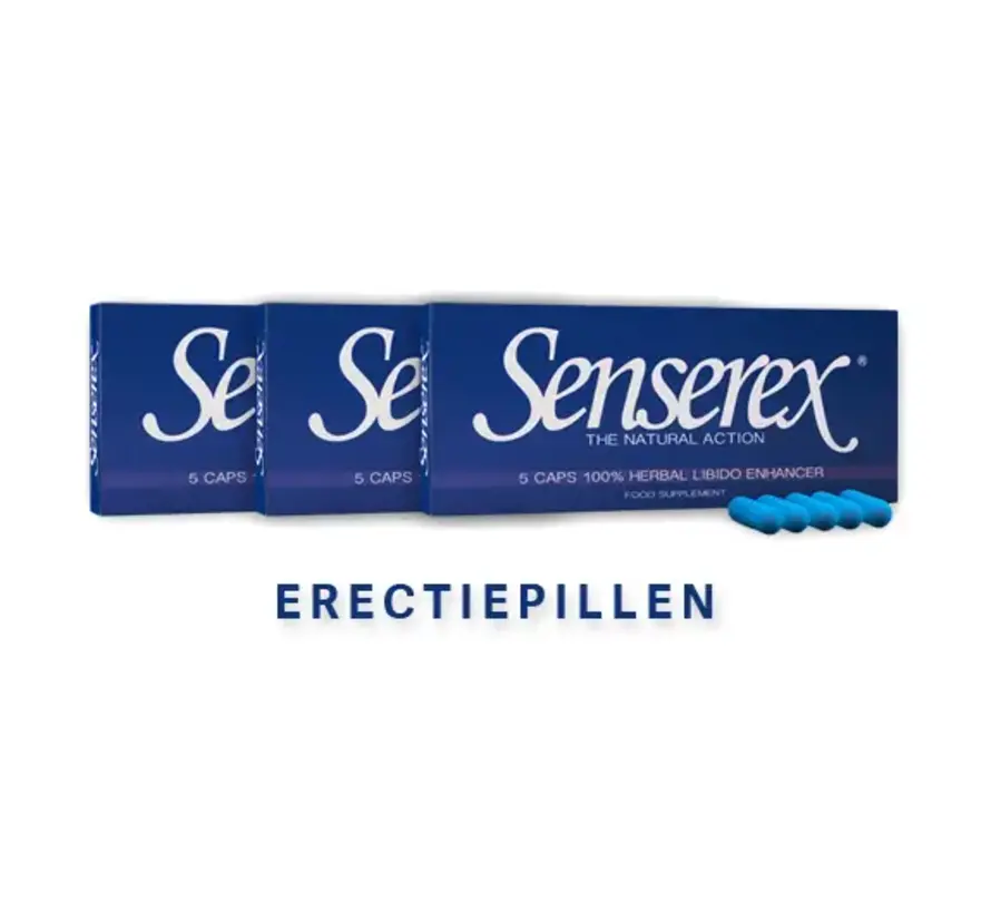 Senserex - 5 capsules  - Erectiepillen