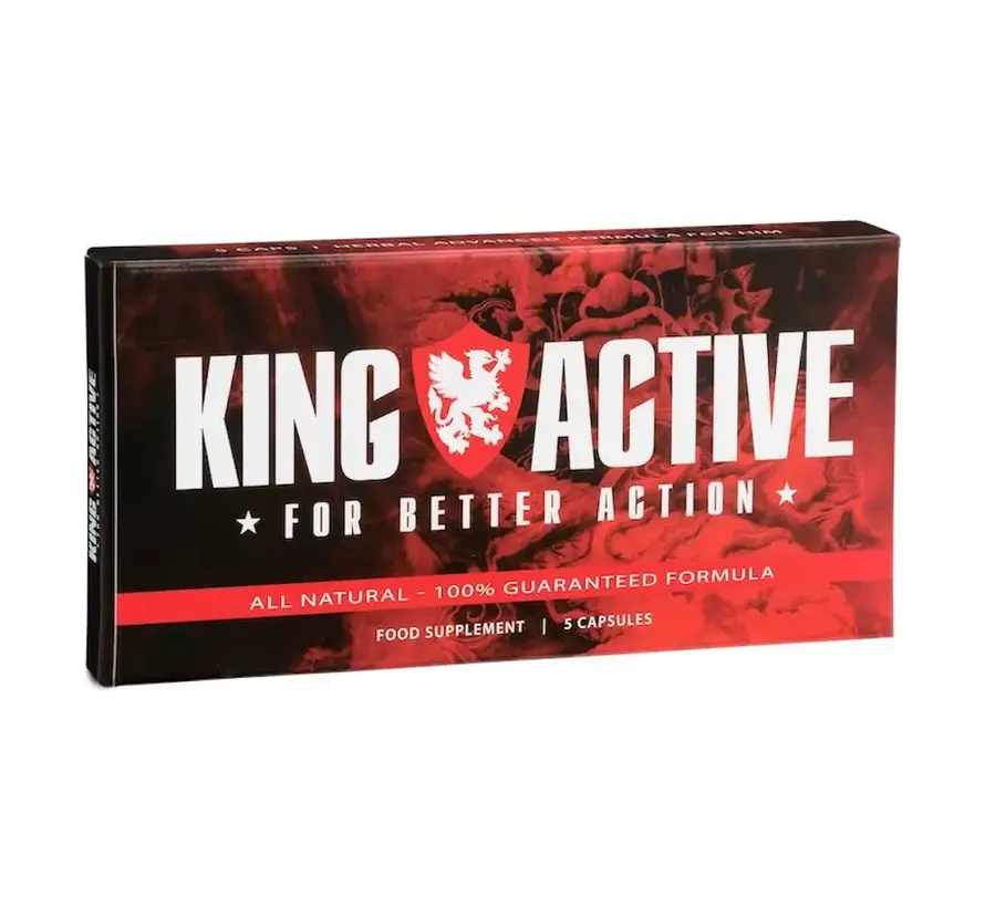 King Active - 5 capsules  - Erectiepillen