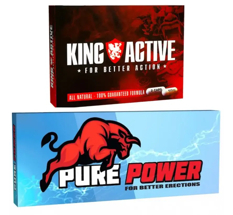 Erectiepillen | Aanbieding! King Active | Pure Power.