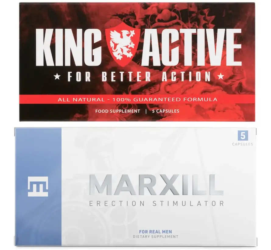 Erectiepillen | 10 pillen | Marxill | King Active | Super Actie pakket!