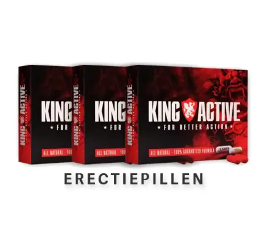 Erectiepillen | 10 pillen | Marxill | King Active | Super Actie pakket!