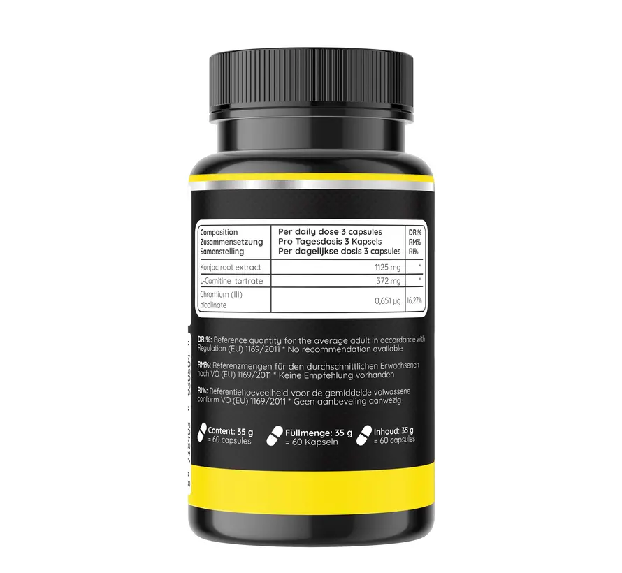 Fatburner Pro - 60 vegan caps – Afslankpillen - Snellere Stofwisseling