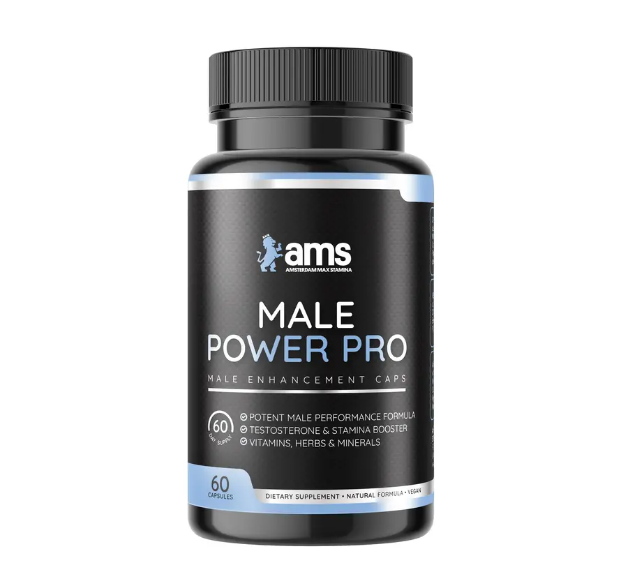 Male Power Pro - 60 Vegan caps - Erectie & Libido Booster  - Erectiepillen Kuur - Krachtige Formule
