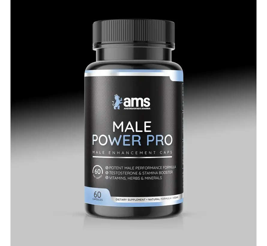 Male Power Pro - 60 Vegan caps - Erectie & Libido Booster  - Erectiepillen Kuur - Krachtige Formule