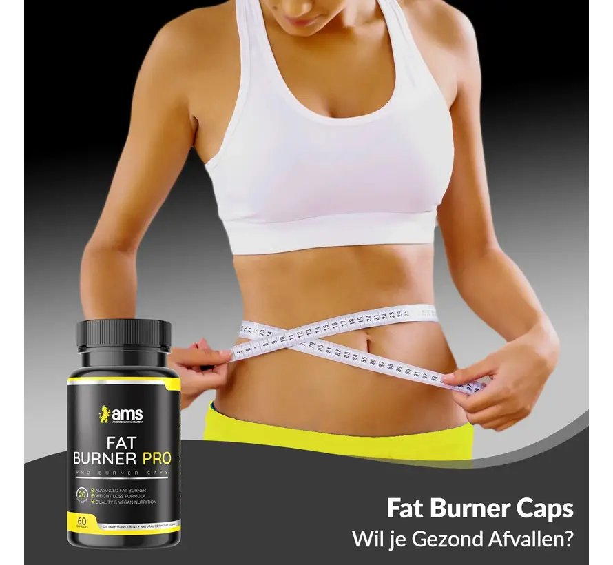 Fatburner Pro - 60 vegan caps – Afslankpillen - Snellere Stofwisseling