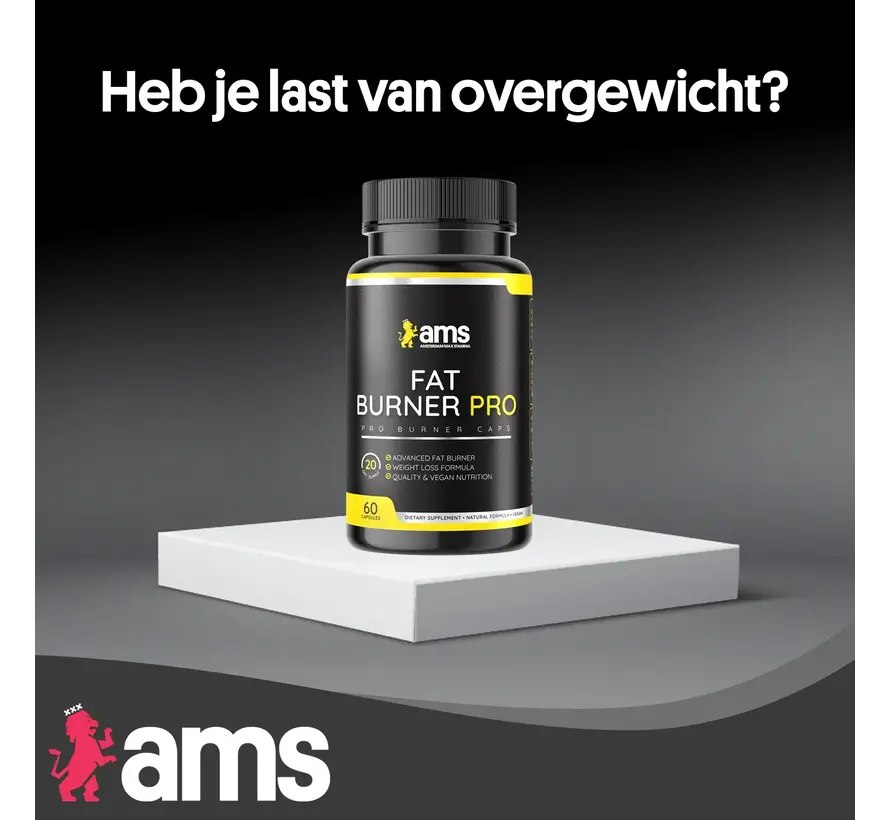 Fatburner Pro - 60 vegan caps – Afslankpillen - Snellere Stofwisseling