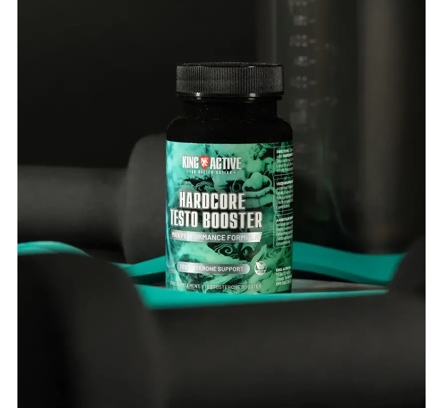 King Active - Hardcore Testo Booster - 60 caps - Testosteron Booster | Potentie, Kracht & Testosteron