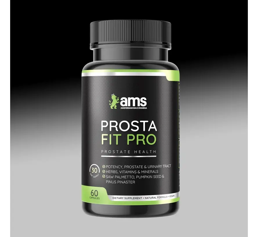 Prosta Fit Pro - 60 vegan caps - Prostaat, Potentie & Urinewegen – Helpt met normaal plassen
