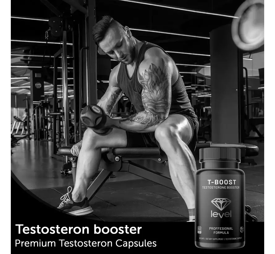 Level T – Boost - 60 Vegan caps - Testosteron & Potentie Booster – Testo Caps