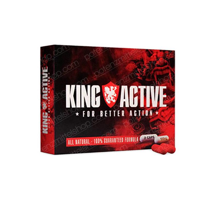 King Active - 2 Kapseln - Potenzmittel