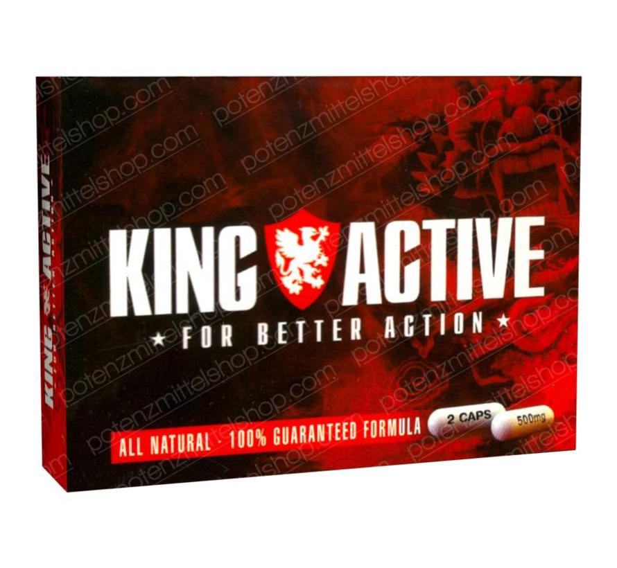 King Active - 2 Kapseln - Potenzmittel