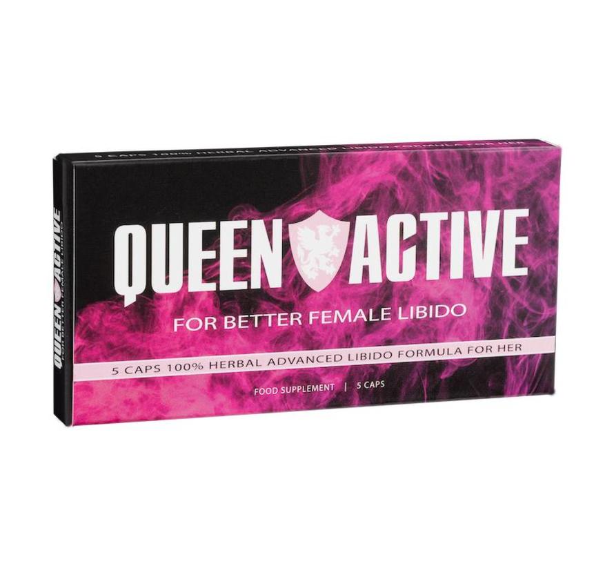 Queen Active - 5 Kapseln - Potenzmittel Frau
