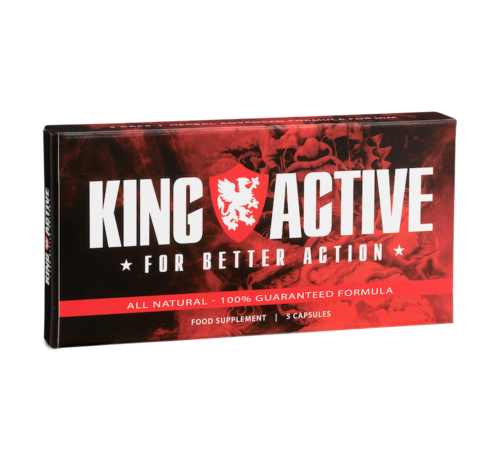 King Active King Active - 5 Kapseln - King Active | Männerformel & Nahrungsergänzung