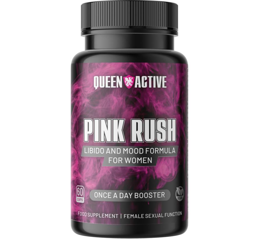 Pink Rush - 60 vegan caps - Libido Vrouw