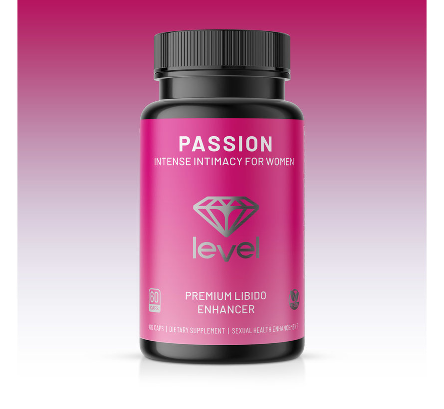 Level Passion - 60 Vegan caps - Intense Intimacy for Women - Libido Verhogen