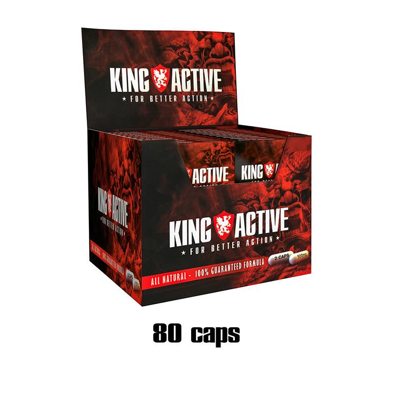 King Active Display - 80 capsules | Display Libidopillen - kingactive
