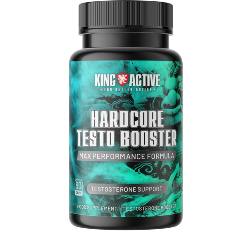 King Active King Active - Hardcore Testo Booster - 60 vegan caps - Testo Booster  Libido, Kracht en Energie